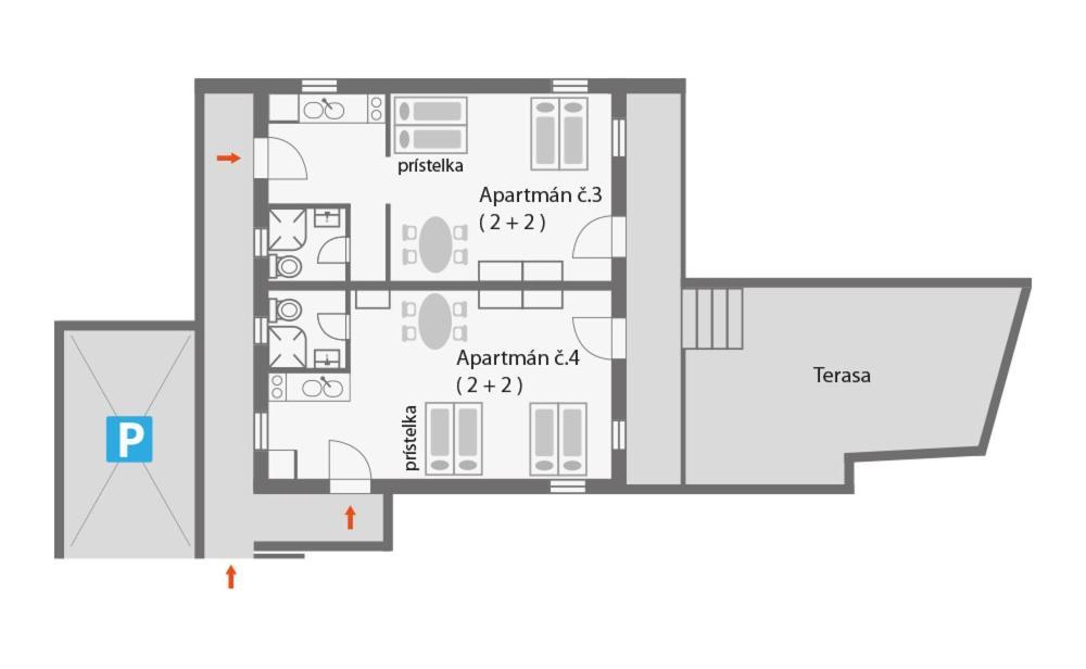 Villa Kristinka Βόντιτσε Εξωτερικό φωτογραφία